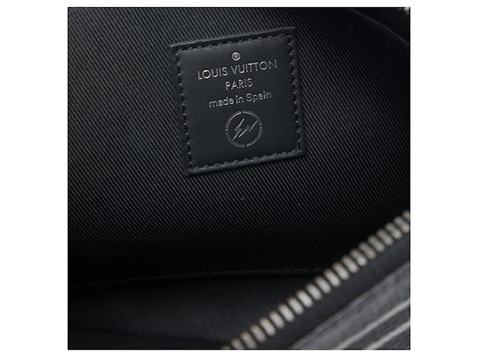 Custodia iPad Louis Vuitton Black Monogram Eclipse Flash Fragment Nero - vista 5