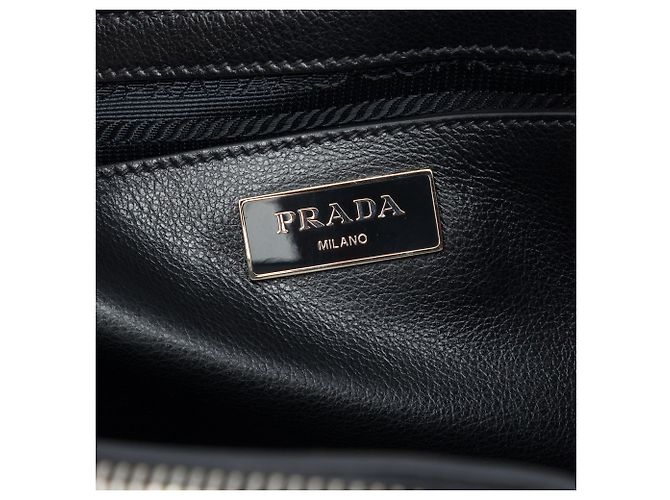 Bolsa Prada Cavallino Twin Pocket Mini em pelo de pônei com estampa de leopardo rosa - vista 5