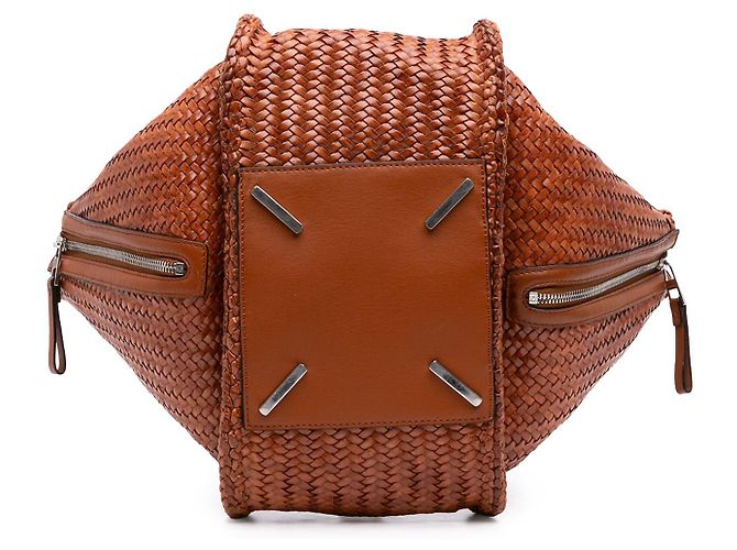 Bolso Satchel Hammock LOEWE de piel de becerro trenzada marrón Medium Castaño - vista 3