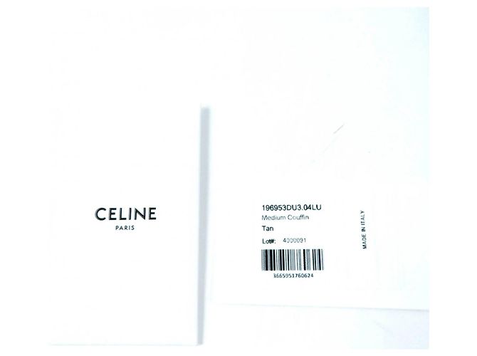 Céline Celine Cuir Triomphe Shopper aus glattem Kalbsleder Braun Medium - Ansicht 10