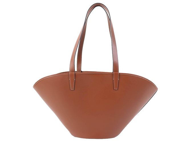 Céline Celine Cuir Triomphe Shopper aus glattem Kalbsleder Braun Medium - Ansicht 2