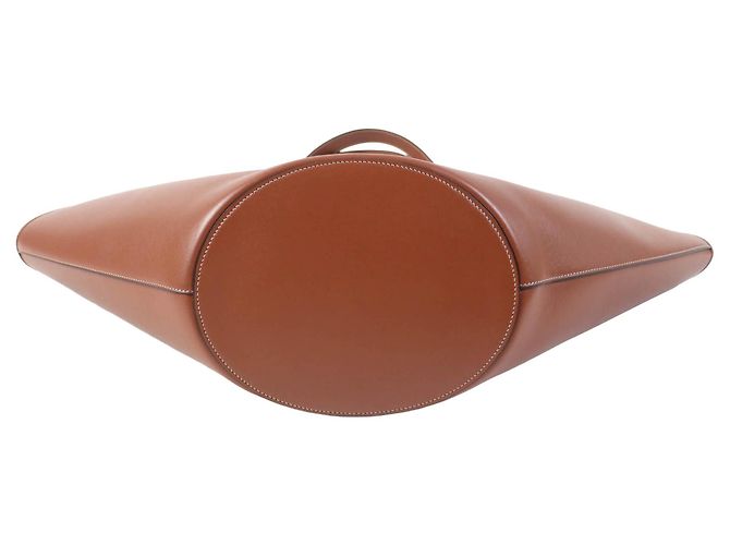 Céline Celine Cuir Triomphe Shopper aus glattem Kalbsleder Braun Medium - Ansicht 3