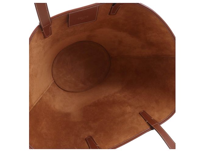 Céline Celine Cuir Triomphe Shopper aus glattem Kalbsleder Braun Medium - Ansicht 4