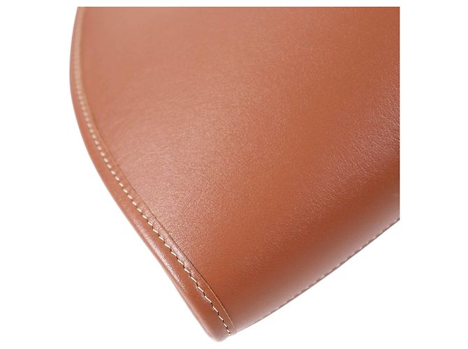 Céline Celine Cuir Triomphe Shopper aus glattem Kalbsleder Braun Medium - Ansicht 7