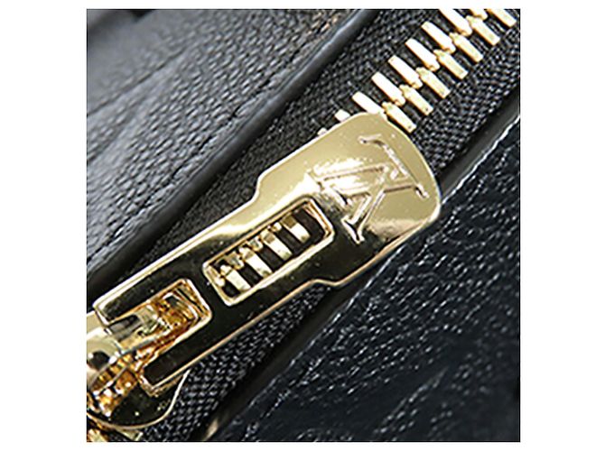 Louis Vuitton Black Monogram Giant Empreinte Speedy Bandouliere 20 Nero - vista 10