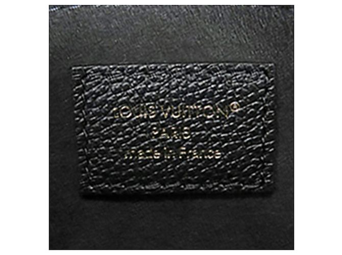 Louis Vuitton Black Monogram Giant Empreinte Speedy Bandouliere 20 Nero - vista 5