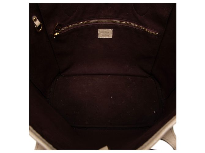 Louis Vuitton Beige Monogram Giant Empreinte Neverfull MM - vista 4