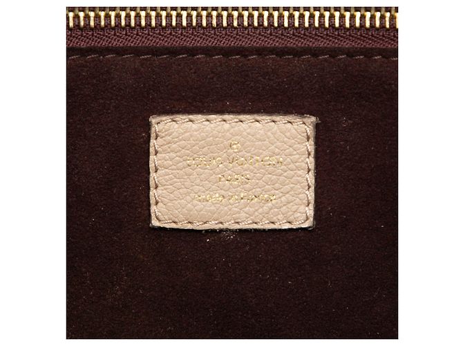 Louis Vuitton Beige Monogram Giant Empreinte Neverfull MM - vista 5