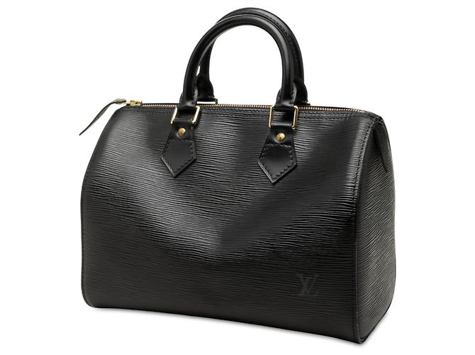 Louis Vuitton Black Epi Speedy 25 Nero - vista 2