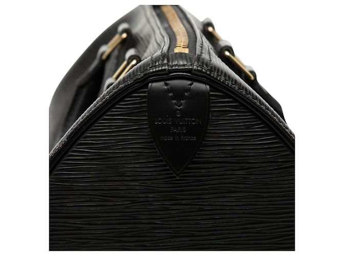 Louis Vuitton Black Epi Speedy 25 Nero - vista 5
