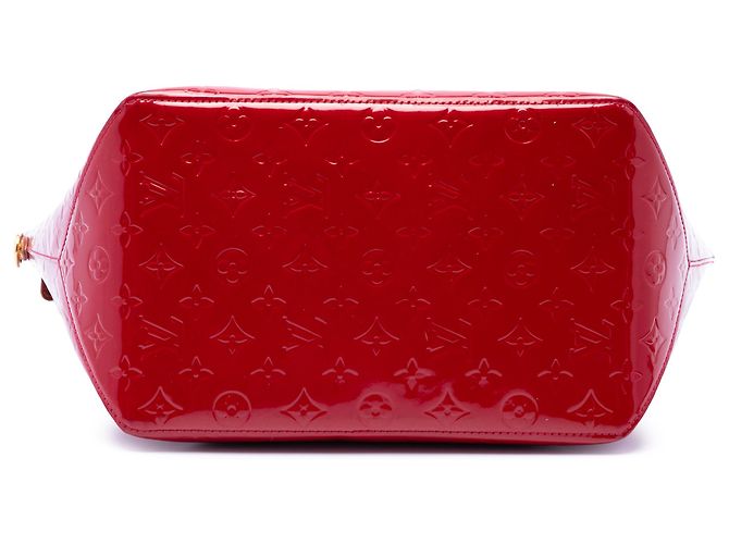 Louis Vuitton Red Monogram Vernis Bellevue GM Rosso - vista 3