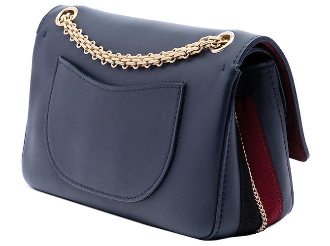 Chanel Blue Calfskin Reissue 2.55 Medallion Nude Double Flap 225 Azul Azul marinho - vista 2