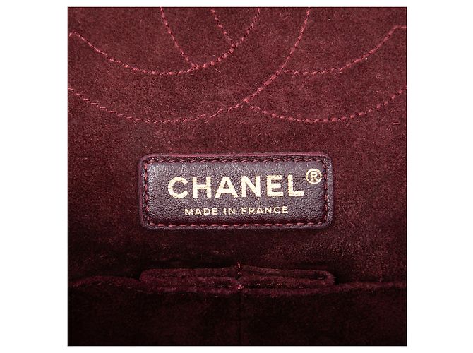 Chanel Blue Calfskin Reissue 2.55 Medallion Nude Double Flap 225 Azul Azul marinho - vista 5