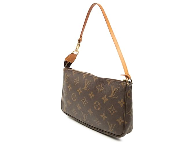 Louis Vuitton Brown Monogram Pochette Accessoires Marrone - vista 2