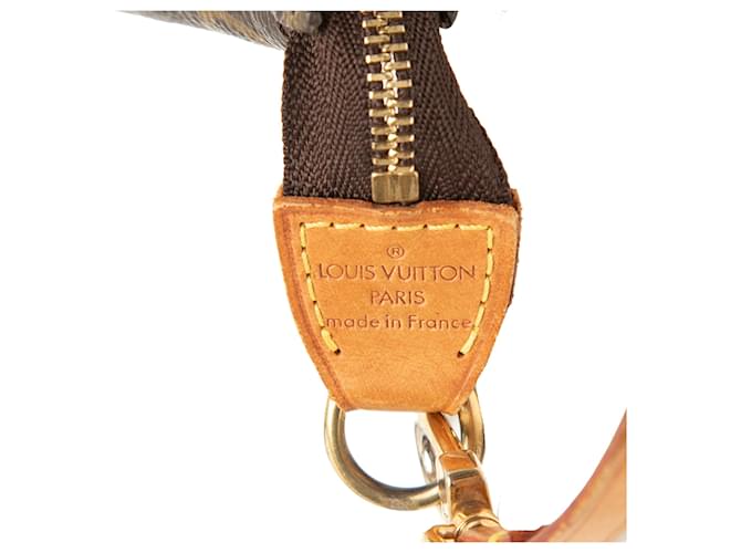 Louis Vuitton Brown Monogram Pochette Accessoires Marrone - vista 5