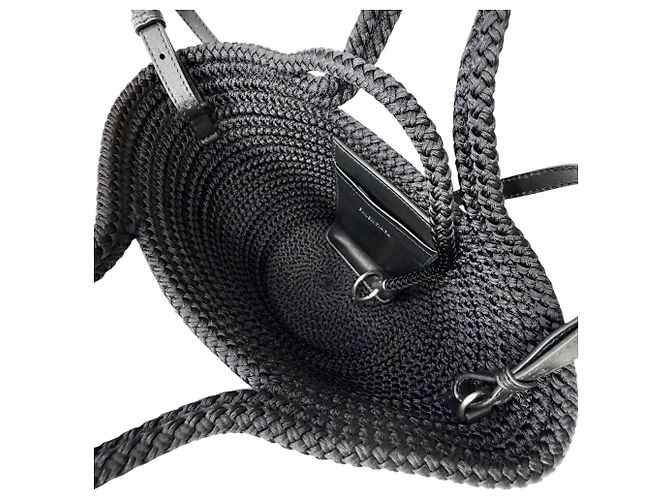 Bolso Ibiza Basket Balenciaga Pequeño de Nailon Negro - vista 5