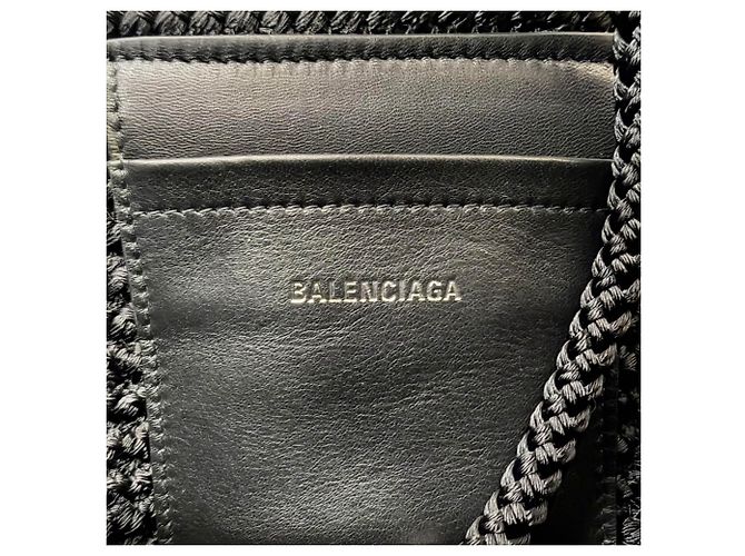 Bolso Ibiza Basket Balenciaga Pequeño de Nailon Negro - vista 6