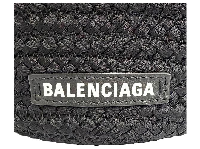 Bolso Ibiza Basket Balenciaga Pequeño de Nailon Negro - vista 7