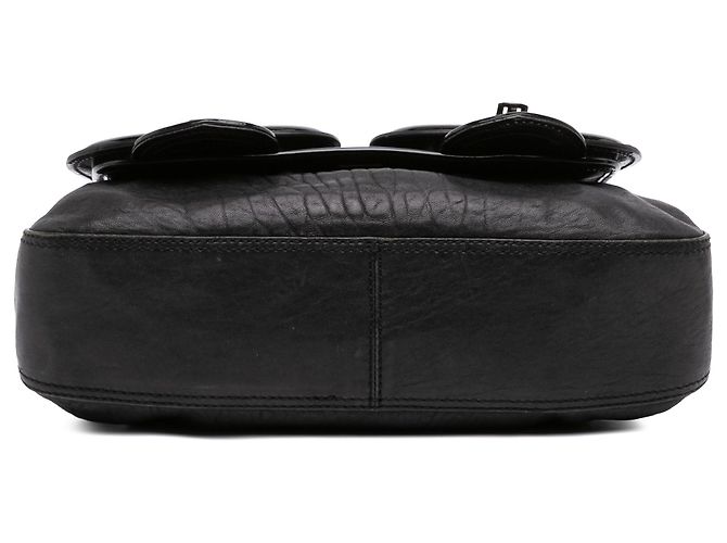 Fendi B Bag Handtasche aus schwarzem Leder Medium mit oberem Griff - Ansicht 3