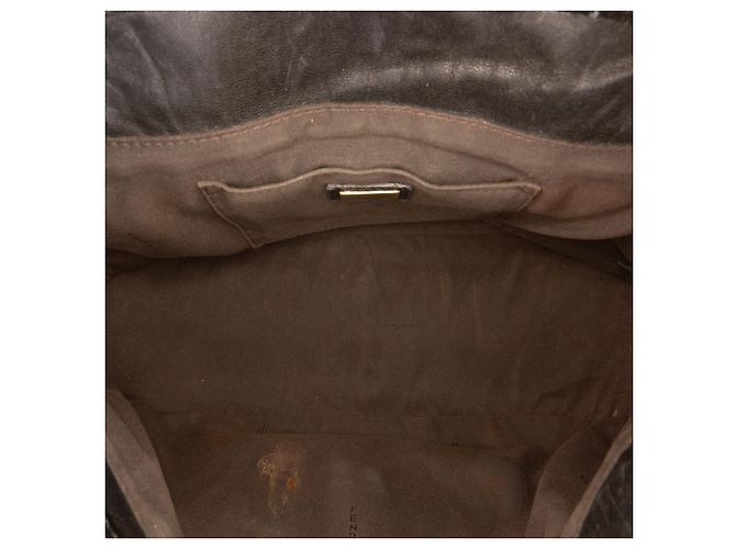 Fendi B Bag Handtasche aus schwarzem Leder Medium mit oberem Griff - Ansicht 4