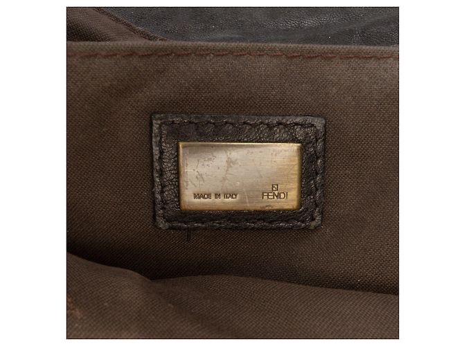 Fendi B Bag Handtasche aus schwarzem Leder Medium mit oberem Griff - Ansicht 5