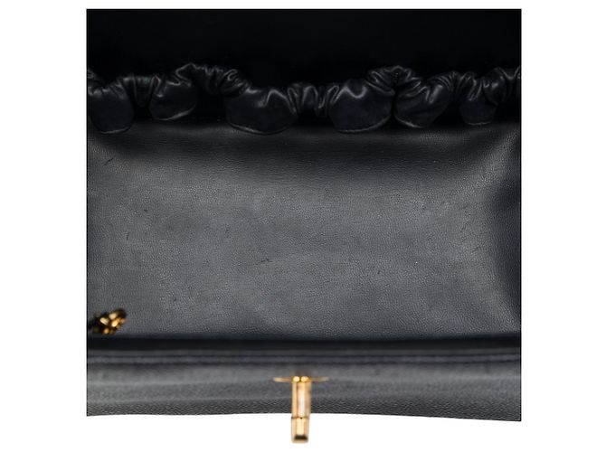 Vanity Beauty Case Chanel Black CC Caviar Nero - vista 4