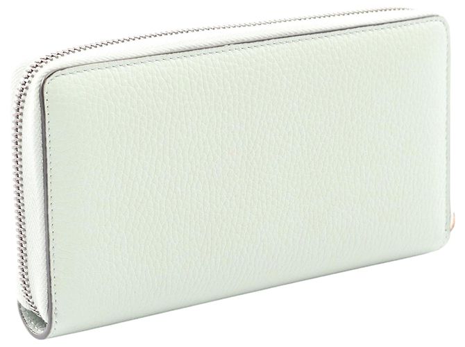 Bamboo Cartera larga Gucci de piel verde con bambú - vista 2