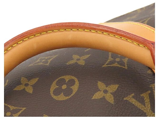 Louis Vuitton Brown Monogram Keepall Bandouliere 50 Marrone - vista 12