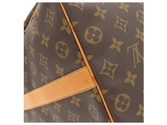 Louis Vuitton Brown Monogram Keepall Bandouliere 50 Marrone - vista 14