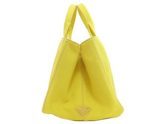 Prada Canapa Tote Bag Gelb - Ansicht 3