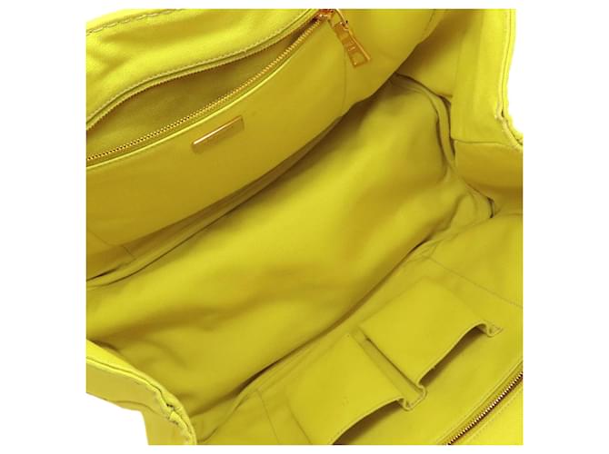 Prada Canapa Tote Bag Gelb - Ansicht 5
