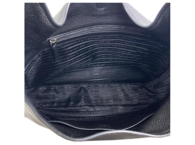 Prada One-Shoulder Tote Bag Schwarz - Ansicht 5