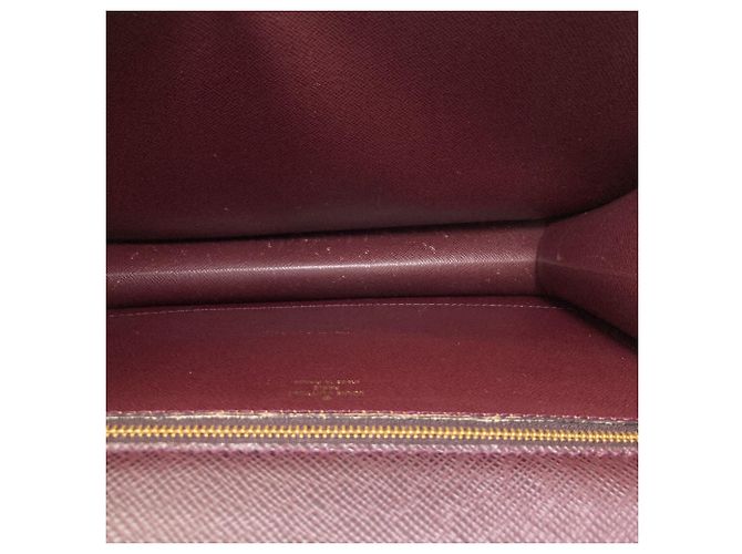 Borsa Louis Vuitton Monceau in pelle Taiga Marrone - vista 10