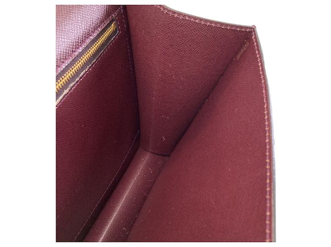 Borsa Louis Vuitton Monceau in pelle Taiga Marrone - vista 11