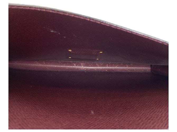 Borsa Louis Vuitton Monceau in pelle Taiga Marrone - vista 13