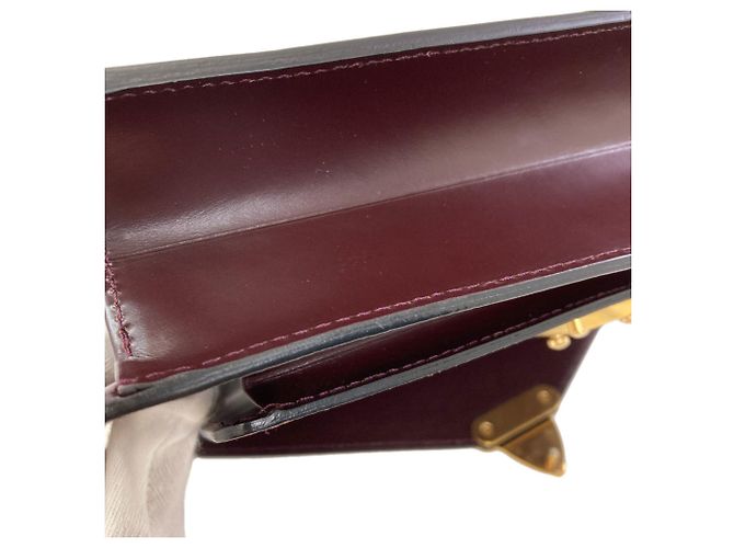 Borsa Louis Vuitton Monceau in pelle Taiga Marrone - vista 16