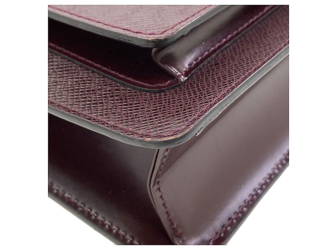 Borsa Louis Vuitton Monceau in pelle Taiga Marrone - vista 20