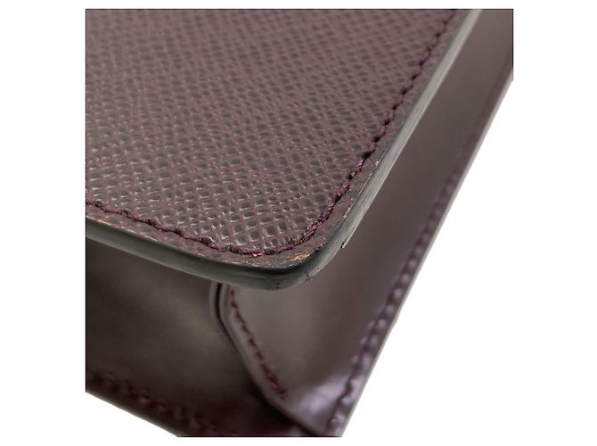 Borsa Louis Vuitton Monceau in pelle Taiga Marrone - vista 21