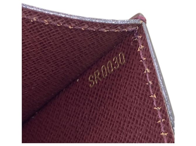 Borsa Louis Vuitton Monceau in pelle Taiga Marrone - vista 7