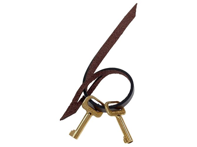 Borsa Louis Vuitton Monceau in pelle Taiga Marrone - vista 9