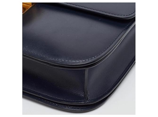 Céline Celine Medium Navy Box Bag Nero - vista 11
