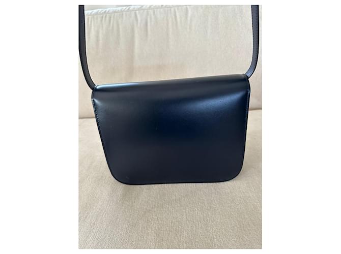 Céline Celine Medium Navy Box Bag Nero - vista 2