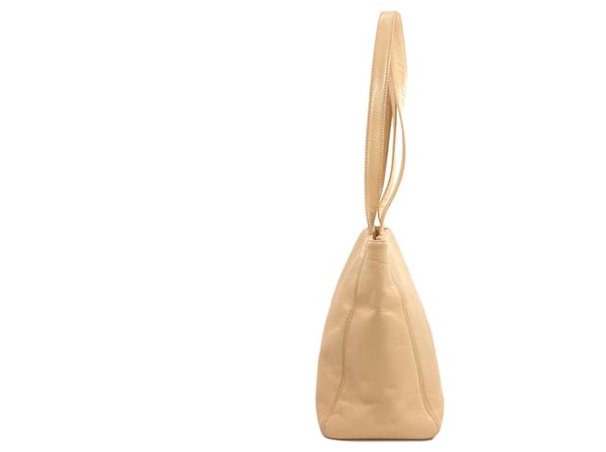Borsa Chanel Coco Mark Beige - vista 3