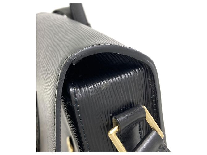 Borsa a tracolla Louis Vuitton Saint Cloud Nero - vista 14