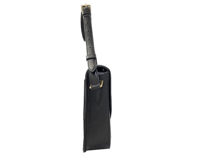Borsa a tracolla Louis Vuitton Saint Cloud Nero - vista 3