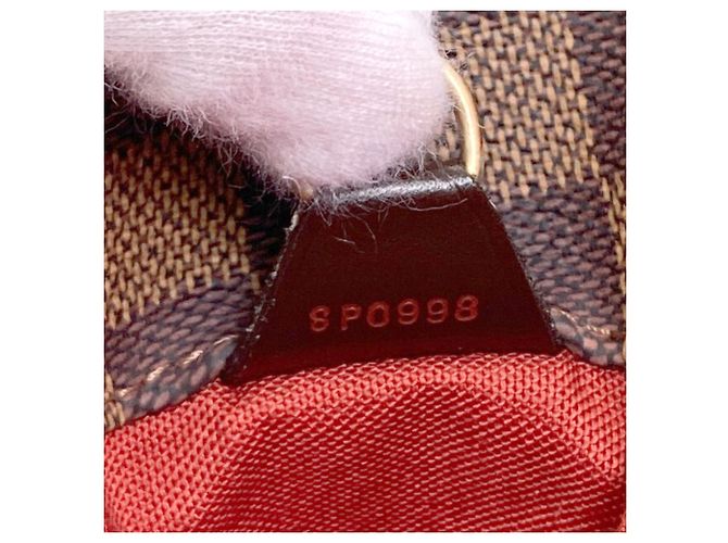 Sac à épaule Louis Vuitton Damier Canvas Abesses Damier ebène - vue 7
