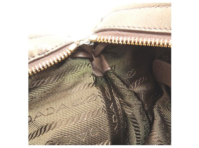 Borsa a mano in pelle 2-Way Prada da donna Marrone - vista 11
