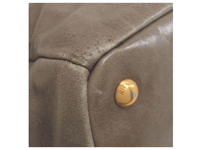 Borsa a mano in pelle 2-Way Prada da donna Marrone - vista 25