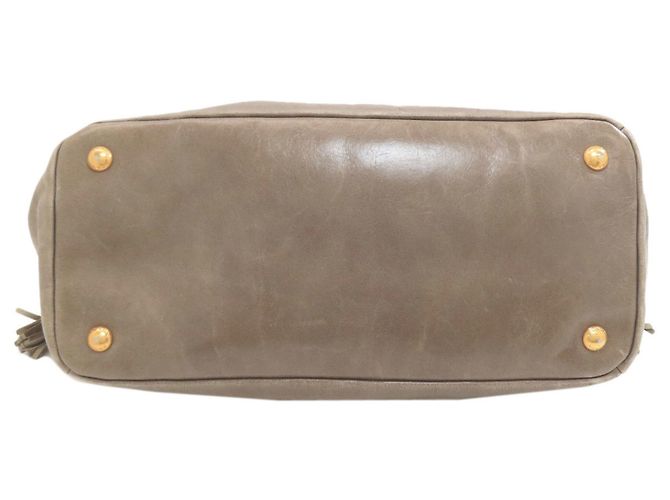 Borsa a mano in pelle 2-Way Prada da donna Marrone - vista 4