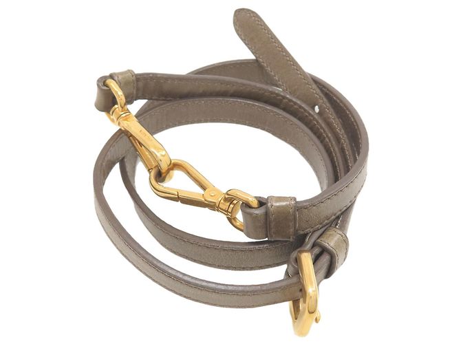 Borsa a mano in pelle 2-Way Prada da donna Marrone - vista 8
